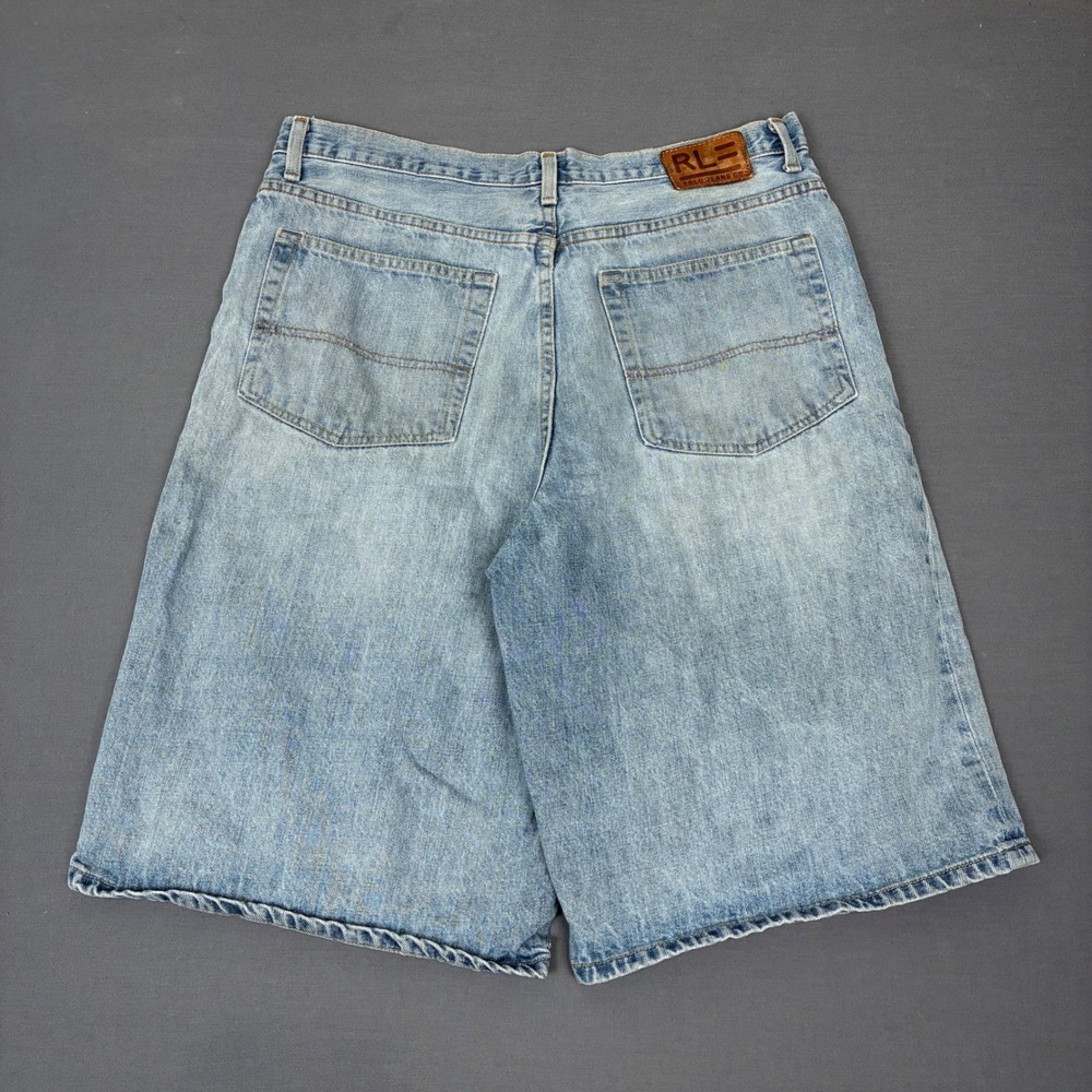 Polo Ralph Lauren Denim Light Wash Jorts Men's Size 34, 12" Inseam